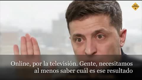 El mentiroso criminal Zelensky en campaña. Prometiendo la paz y negociar para salvar vidas