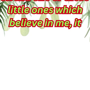 "The Seriousness of Leading Others Astray" Matthew 18:6#shorts #shortvideo #youtubeshorts #ytshorts