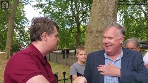 Speakers Corner_Bob & Steve The Atheist Have Heated But Friendly Debate_Is Chris