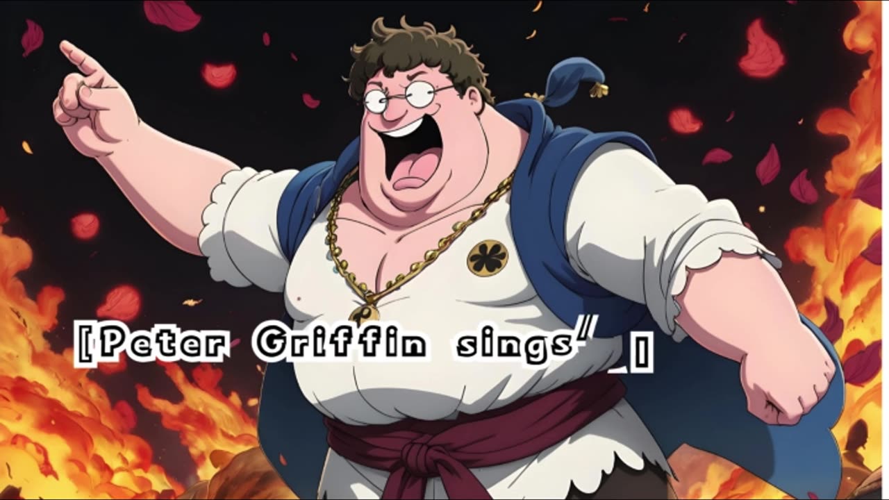 [Peter Griffin sings/AI Cover] Black Clover Opening 8 GIRLFRIEND - sky&blue