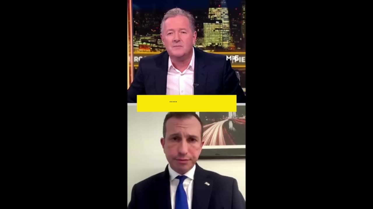 ZIONIST SHILL PIERS MORGAN Breaks the internet. EXTRAORDINARY. PIERS grills Israeli official.