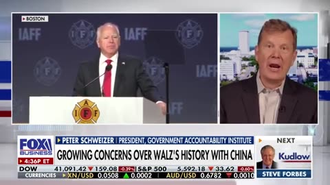 Walz's China ties have extended to tenure as governor of Minnesota: Peter Schweizer