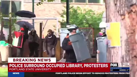 Antifa Runs Away - Guy Gets Leveled By Cop