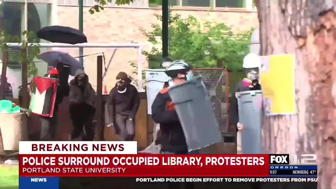 Antifa Runs Away - Guy Gets Leveled By Cop