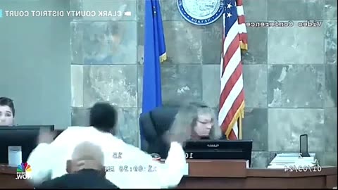 Las Vegas judge gets attacked during sentence hearing