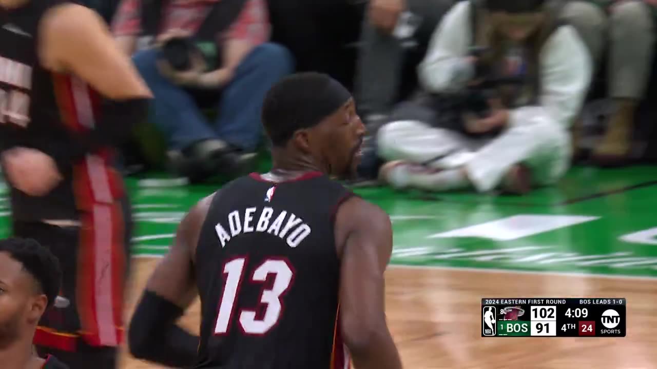 Bam hits the floater to put Miami up double digits with 4 minutes