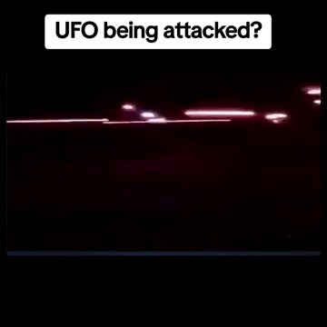 🔺️A UFO is attacked. It is completely untouchable 🔺️