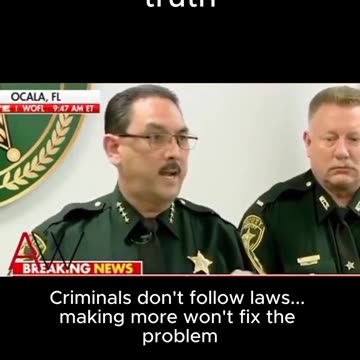 Florida Sheriff Speaks the Hard Truth on Gun Laws