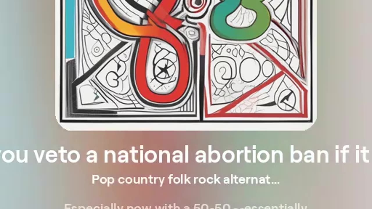 Track 7 - If Trump had an album from his answers in the debate [Pop country folk rock alternative]