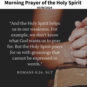 Morning Prayer of the Holy Spirit #youtubeshorts #grace #jesus #mercy #faith #fyp #bless #trust #joy