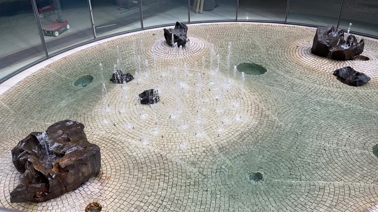 Walking Manhattan: Noguchi Fountain Sunken Garden & Four Trees (Dubuffet)