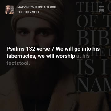 Psalms 132:7