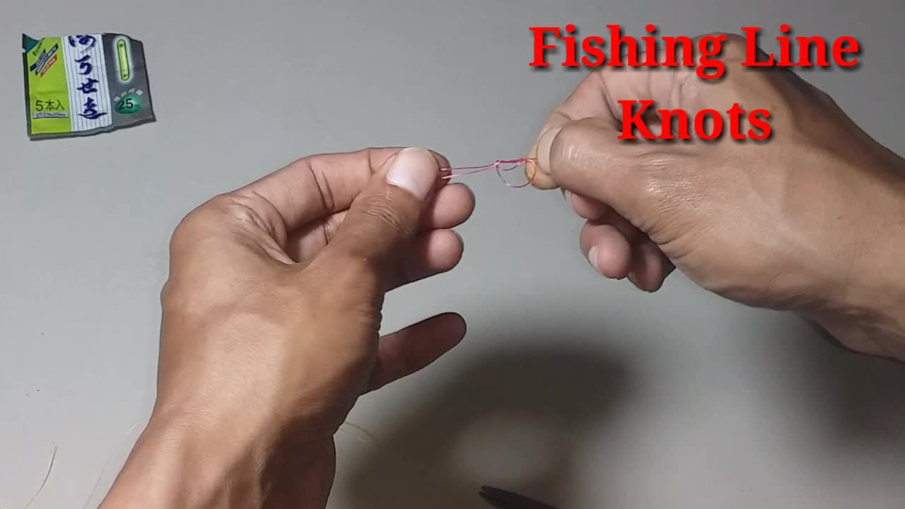 How to connect the fishing line