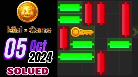 05 October Mini Game 100% Solved | Hamster Kombat Mini Game Puzzle Today 05 October #hamsterkombat