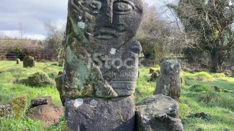 Throne Stone of Ulster and Red Hands