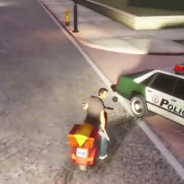 Flattened Police Officer Grand Theft Auto: Vice City - Definitive Edition