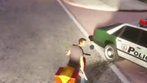 Flattened Police Officer Grand Theft Auto: Vice City - Definitive Edition