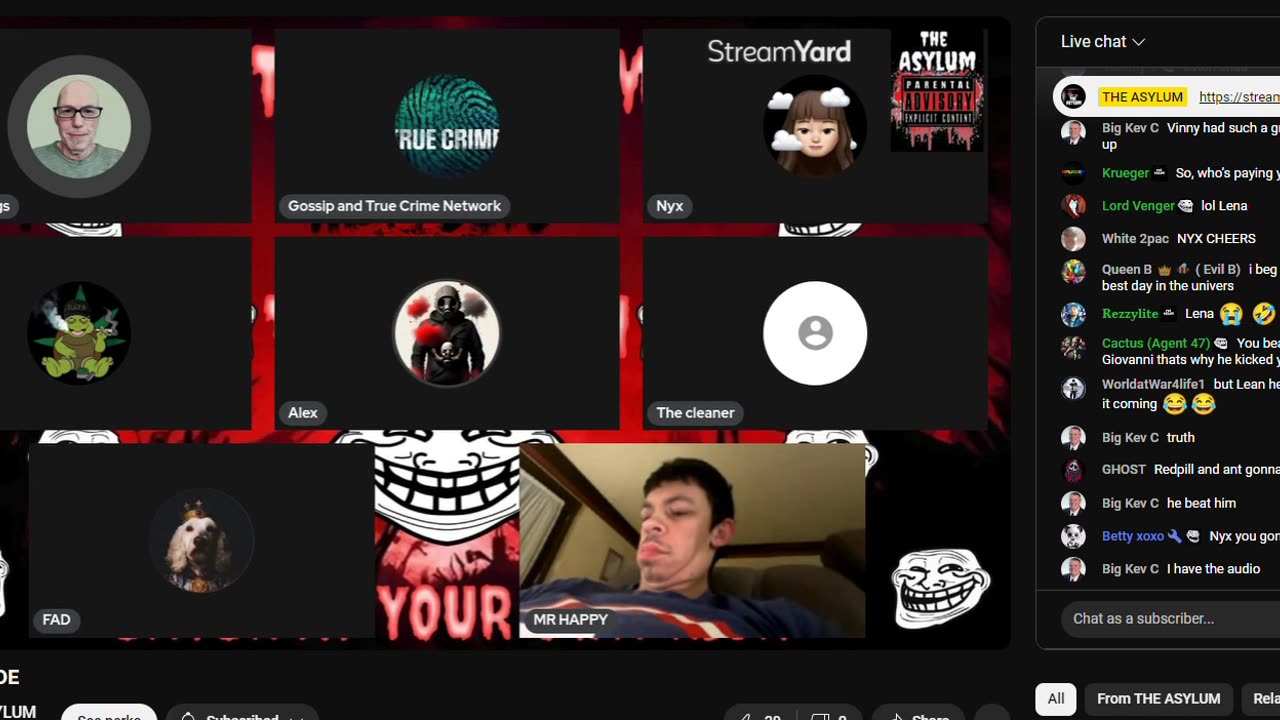 Intoxicated Anthony gets an intervention on The Asylum