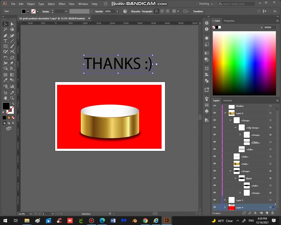 Podium Html 🟠 Adobe Illustrator Tutorial - How to Make 3D Stage Podium