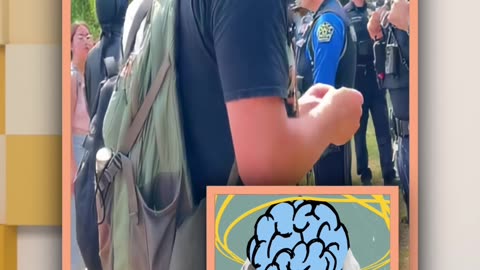 UT Austin Protester, Expletive Encounter with Police