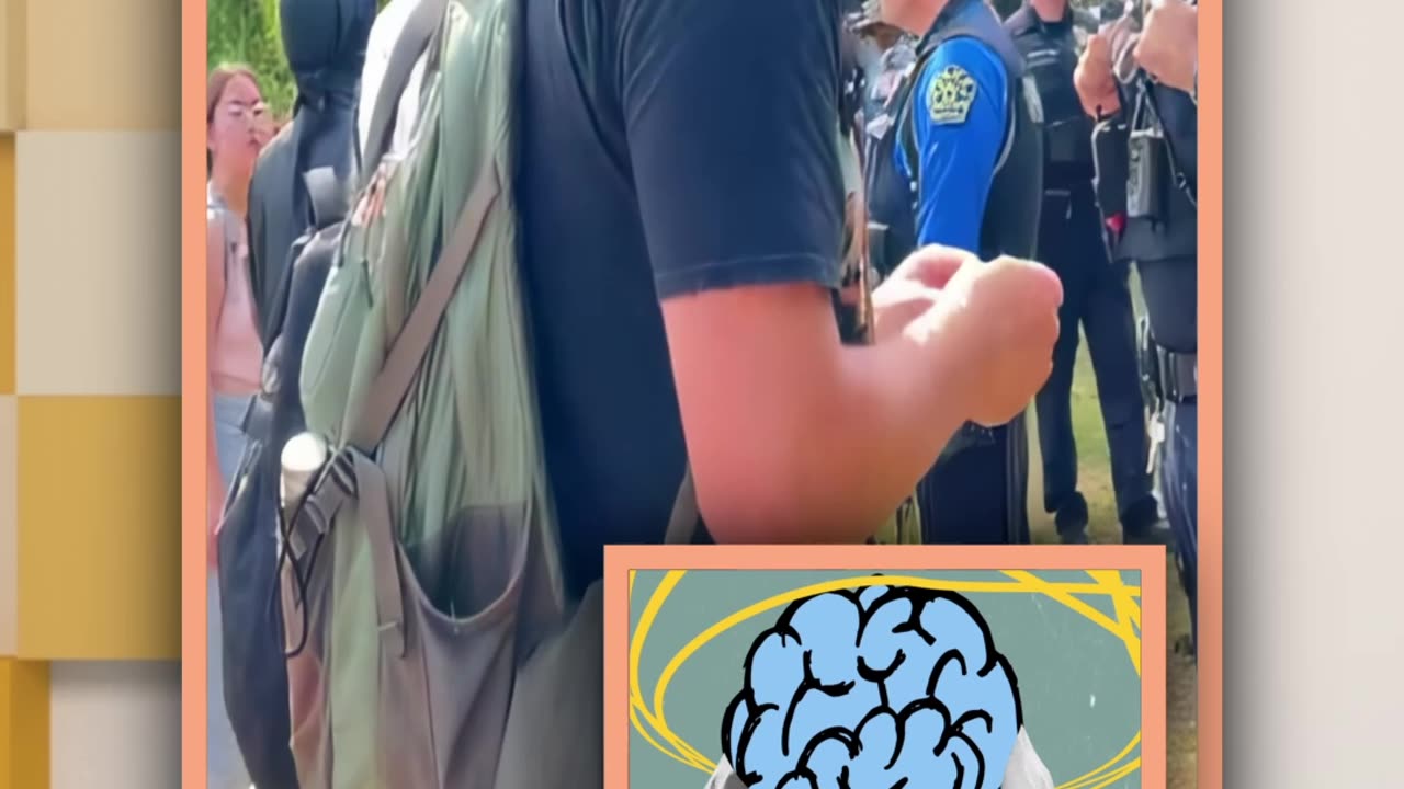 UT Austin Protester, Expletive Encounter with Police