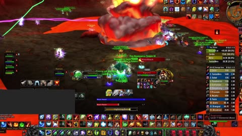 Ragnaros WoW classic SoD Ele Shaman Molten Core boss fight - Gameplay – 2500 dps. Gearscore 1010