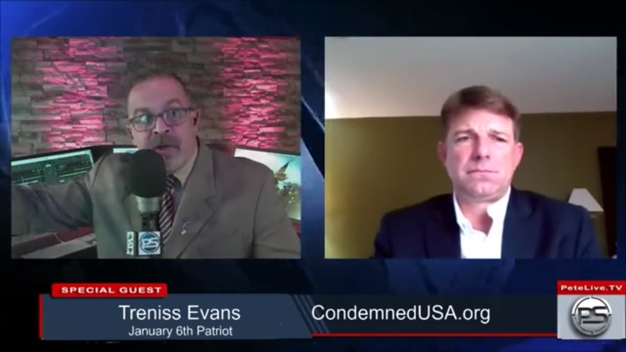 Condemned USA & Pete Santilli - Treniss Evans Speaks on Denial Of Due Process & Civil Rights