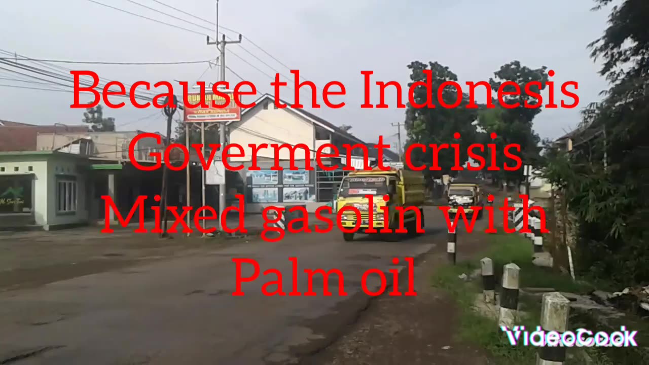 GASOLIN MIXED WITH PALM OIL