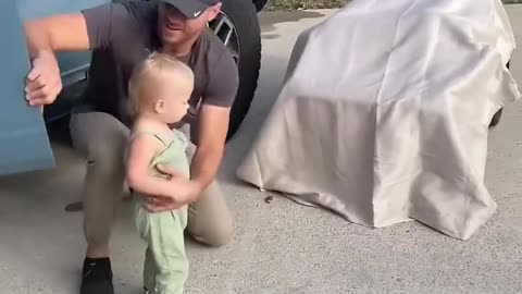 He surprised with a matching Bronco