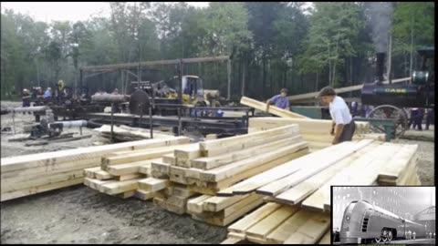 Steam Powered Air Set Hardwood Sawmill