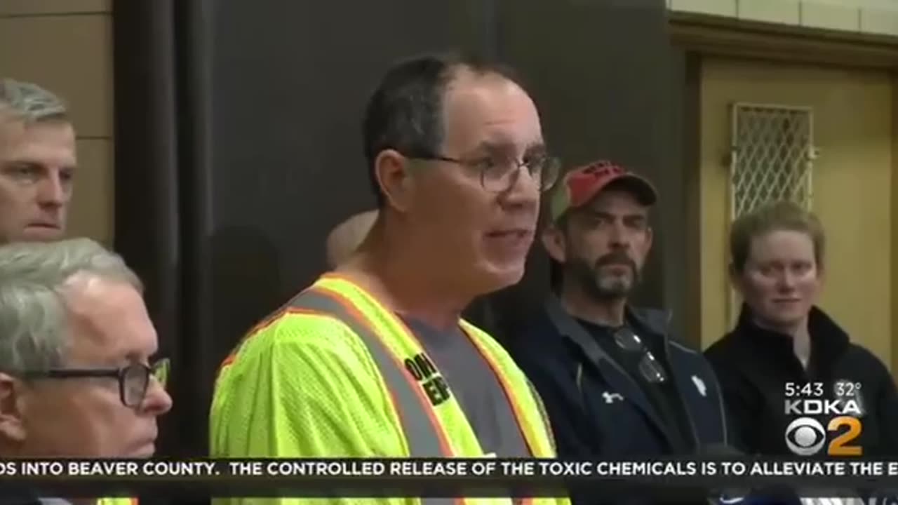 Ground Water Damaged After Ohio Train Crash / Chemical spill