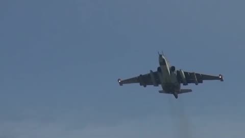 Russian Aerospace Forces' Su-25 ground-attack fighter crews continue launching air strikes