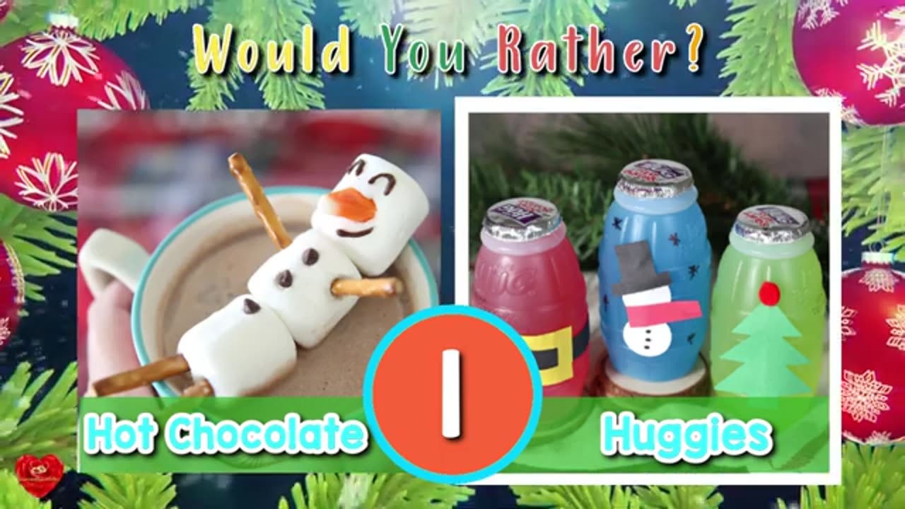 Would you Rather? Christmas Dessert Edition | Christmas Brain Break | PhonicsMan Fitness