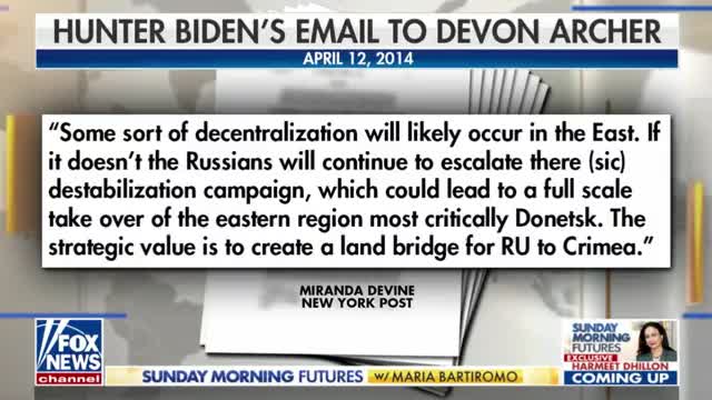 ON HUNTER BIDEN "The obvious question is what was he cutting and pasting from, what was his source?