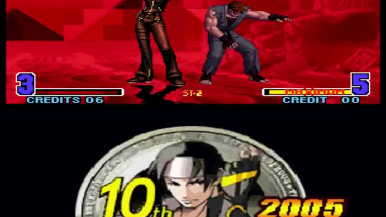 K' vs Ryo (kof 2005 unique)