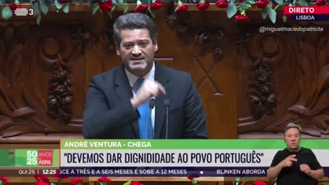 DISCURSO ÉPICO DE ANDRÉ VENTURA NO 25 DE ABRIL 2024