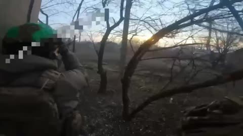Intese Combat Footage from Near Bakhmut