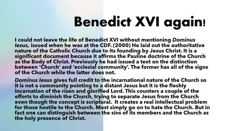 Benedict XVI
