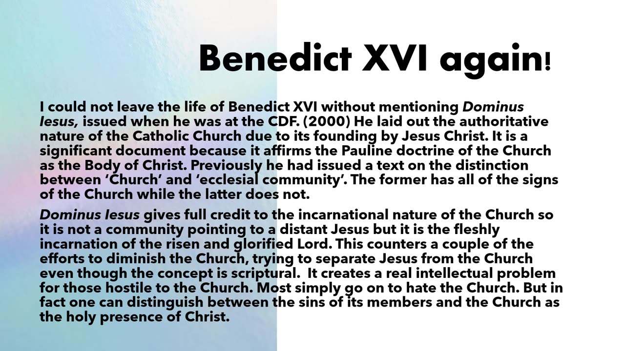 Benedict XVI