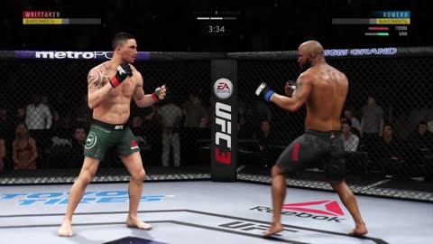 PS4 bot Robert John Whittaker vs user Yoel Romero Palacio