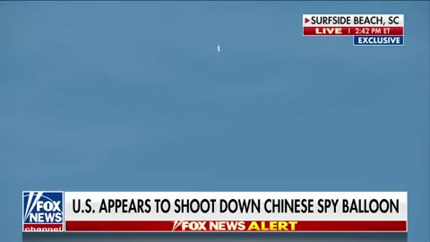 Chinese Spy Balloon Shot Down