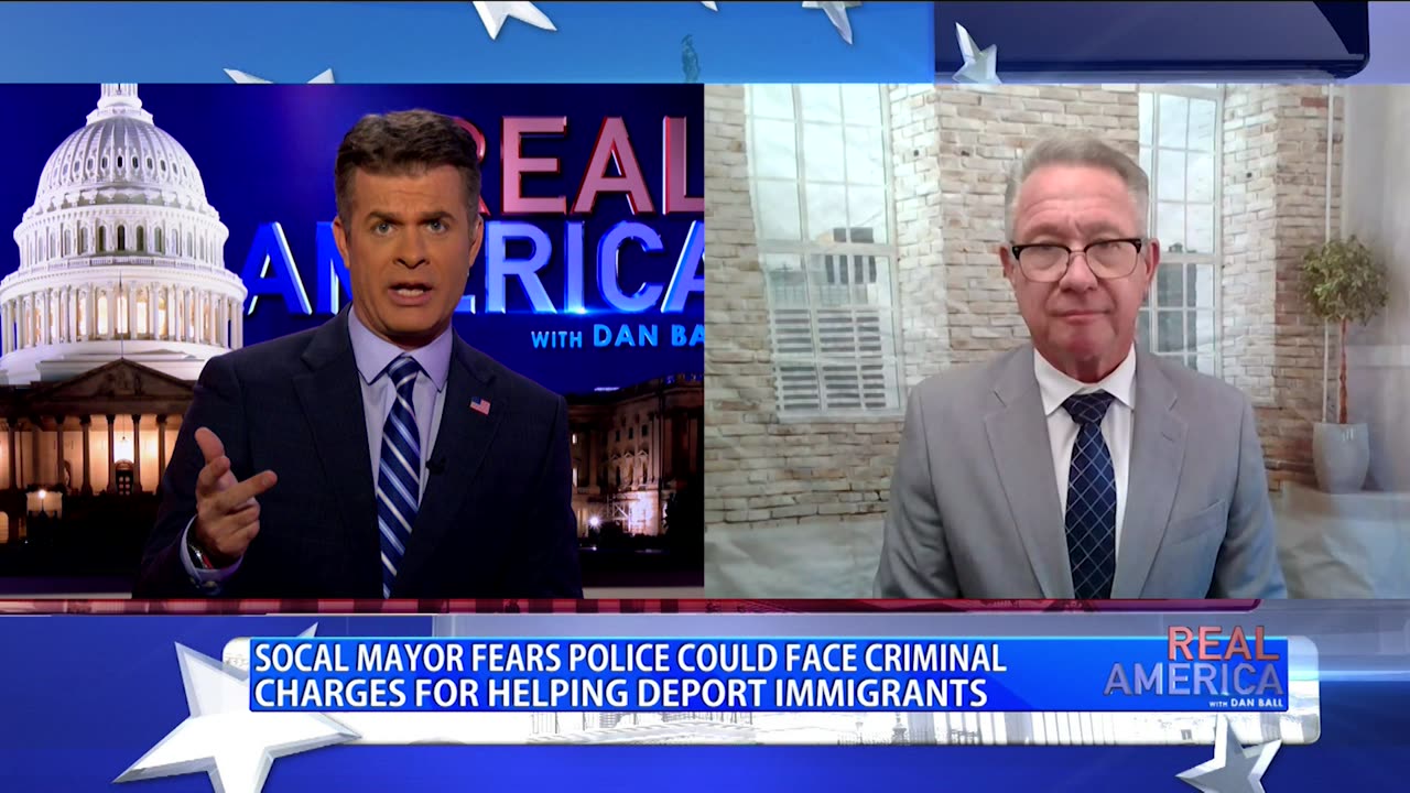 REAL AMERICA -- Dan Ball W/ Bill Wells, GOP Mayors Fight Dem Govs On Deportations, 12/2/24