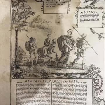 Historical genealogy Book of Adam and Eve from 1771.