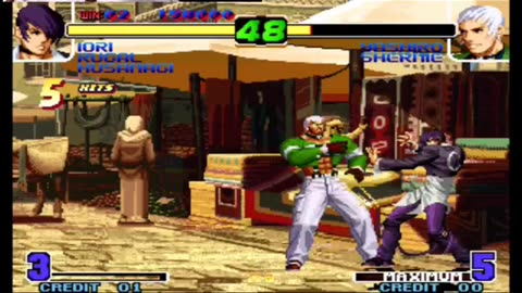 Iori vs Yashiro (kof 2005 unique)