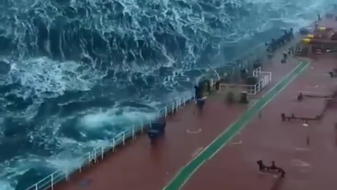 Ship Sailing in Rough Weather | Rough Weather at Sea | Huge Waves Very Rough Sea #shorts