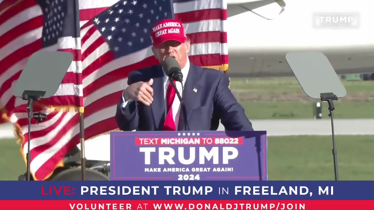 Trump: "I believe we're going to have the four greatest years in the history of our country."