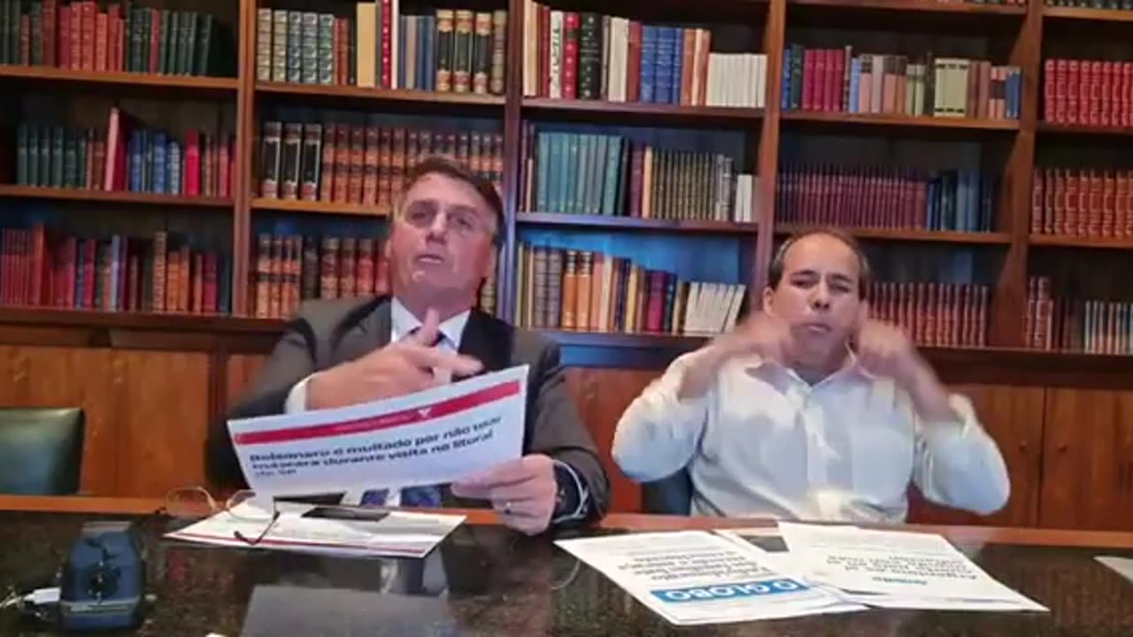 LIVE DO BOLSONARO NA ÍNTEGRA!