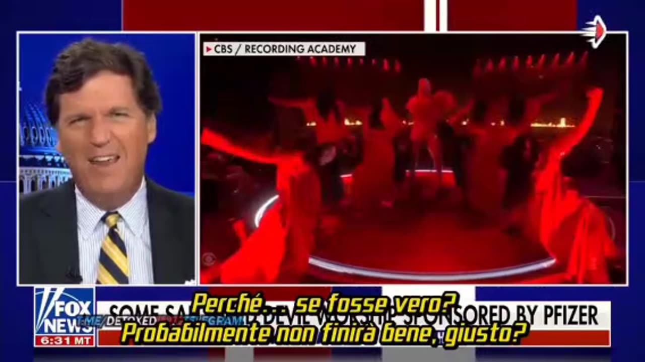 VIDEO | 🔥 TUCKER CARLSON: "PFIZER CON I TUOI SOLDI