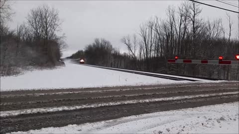 CSX & Amtrak Port Byron NY