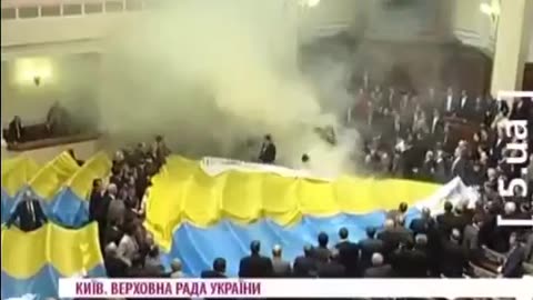 Fight breaks out in Ukrainian Parliament, 2010